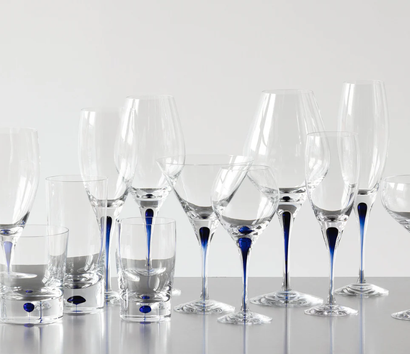 ORREFORS Intermezzo Blue Martini