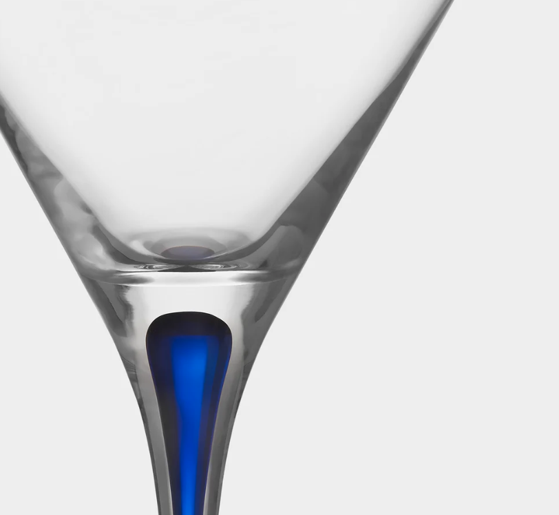 ORREFORS Intermezzo Blue Martini