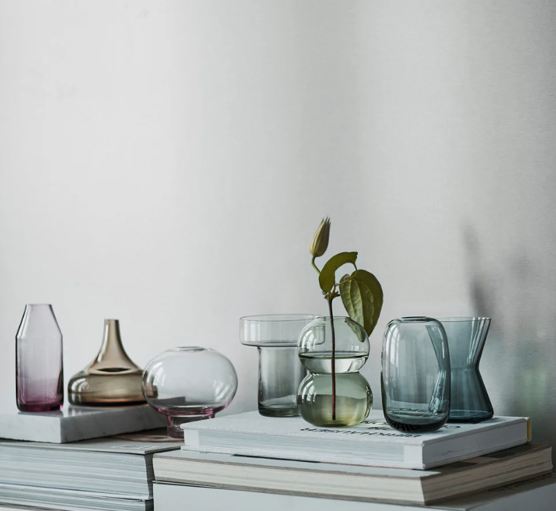 ORREFORS Midsummer Vases Mini Set of 7