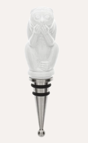 Meissen Bottle Stopper Speak No Evil (Germany)
