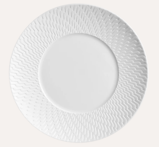 Meissen Bread and Butter Plate, Shape "Waves Relief" (Germany)