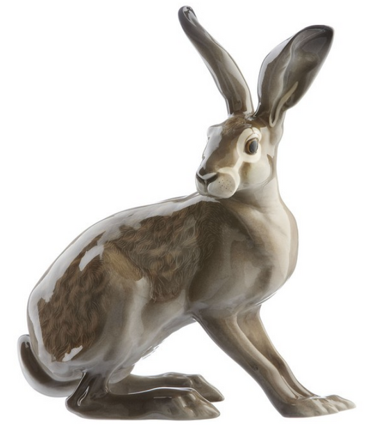 Nymphenburg Figurine "Hare" designed by Theodor Kärner (Germany)