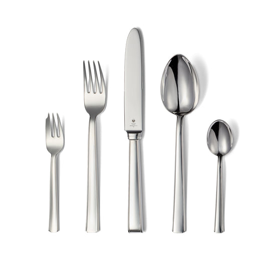 Wiener Silber Flatware "Otto Prutscher 181" 5-piece set (Austria)