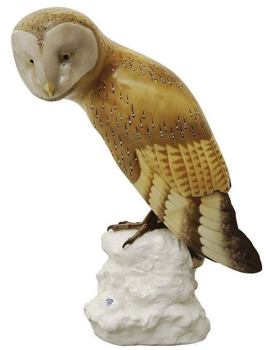 Nymphenburg Figurine "Barn Owl" designed by Theodor Kärner (Germany)
