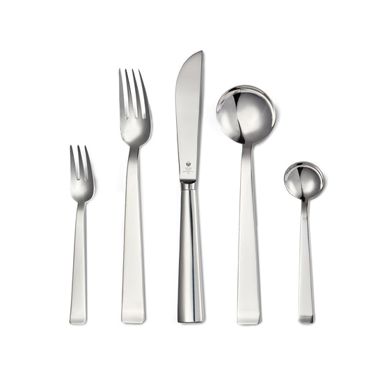 Wiener Silber Flatware "Josef Hoffman" 5-piece set (Austria)