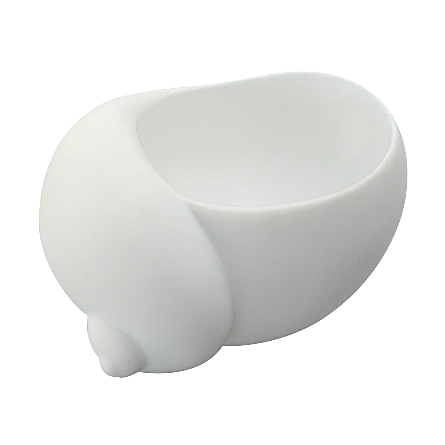 Nymphenburg White Salt Snail designed by Ted Muehling (1 pc.) (Germany)
