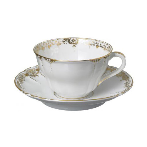 Nymphenburg "Rococo Brokat Gold Collection" Tea Set (Germany)