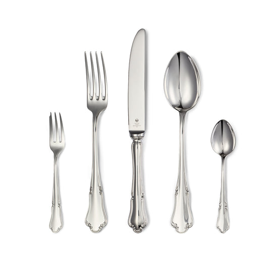 Wiener Silber Flatware "Schonbrunn" 5-piece set (Austria)