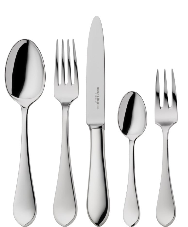 Robbe & Berking Scandia 4 pos. Posate tavola (Acciaio Inossidabile 18/8 - Spazzolato Opaco Robbe & Berking Scandia 4 pos. Posate tavola (Acciaio Inossidabile 18/8 - Spazzolato Opaco
